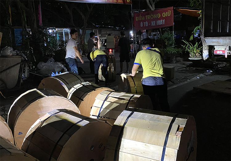 Cáp quang Cablexa về kho Hợp Nhất