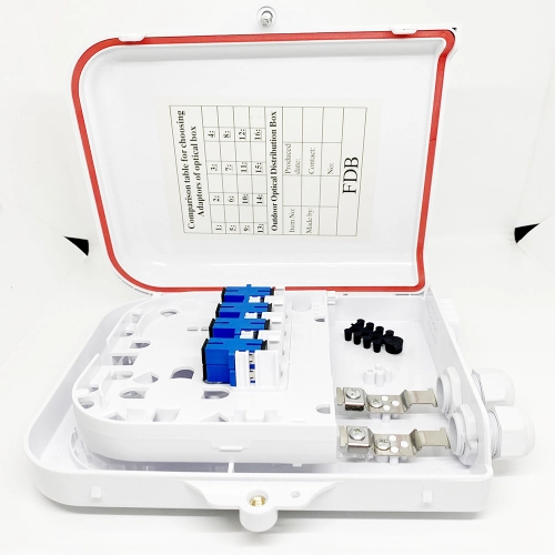 Hộp phối quang ODF 8FO vỏ nhựa ngoài trời - Ảnh 6