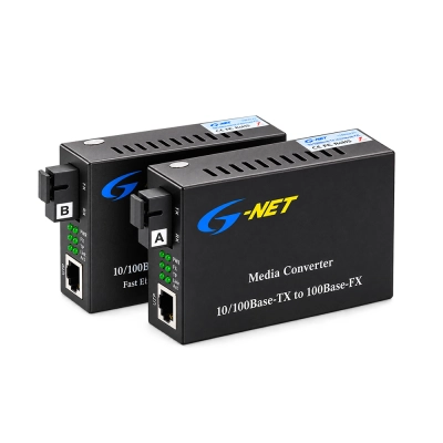 Bộ chuyển đổi quang điện 10/100/1000 1 sợi HHD-210G-20A/B