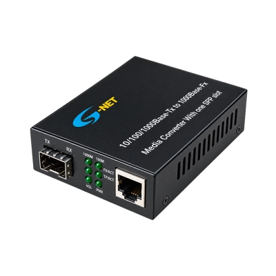 Bộ chuyển đổi quang điện 10/100/1000 1 Slot SFP