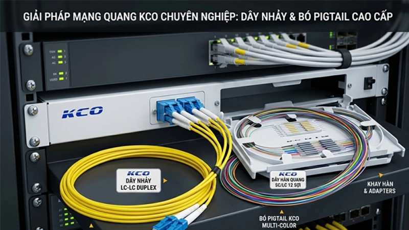 Dây nhảy quang và Dây hàn quang (Pigtail) KCO khác nhau như thế nào?
