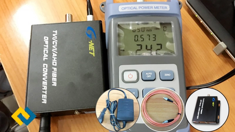 Hướng dẫn kiểm tra suy hao quang với Converter