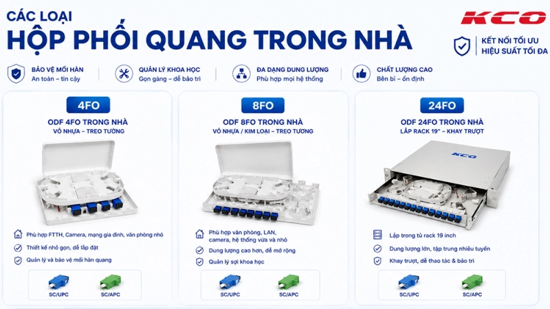 Có bao nhiêu loại hộp phối quang trong nhà? Cách phân biệt