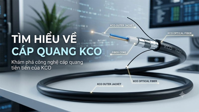 Tìm hiểu về cáp quang KCO và các loại cáp quang KCO phổ biến
