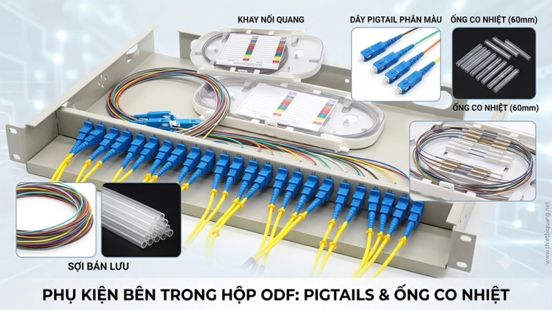 Khám phá vai trò các phụ kiện bên trong hộp ODF