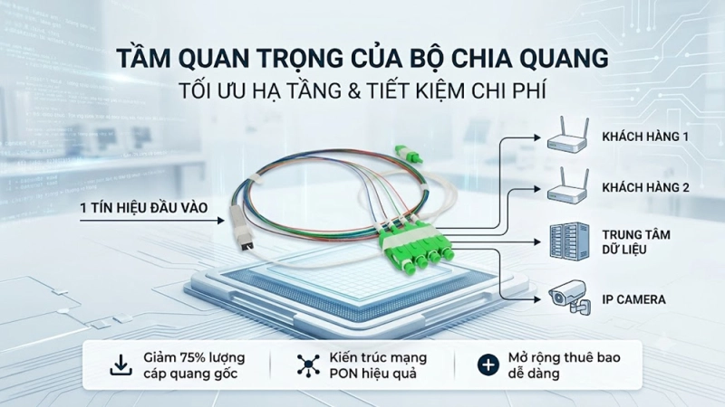 Tầm quan trọng của bộ chia tách quang