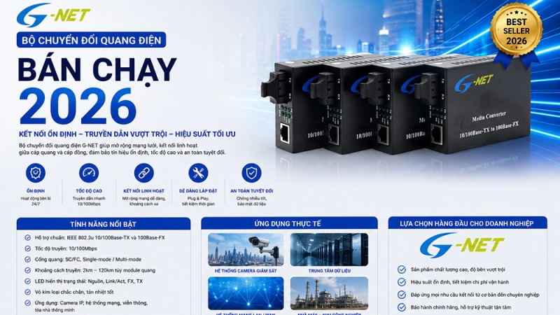 Top 5 bộ chuyển đổi quang điện bán chạy 2026