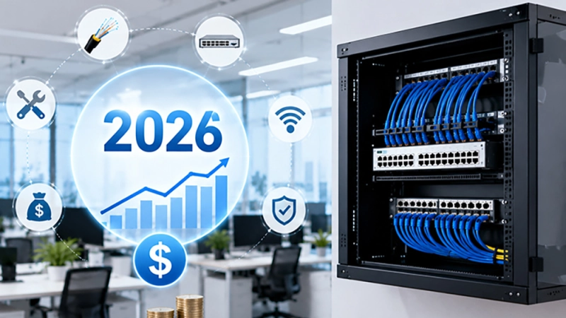 Chi phí lắp đặt hệ thống mạng cáp quang văn phòng 2026
