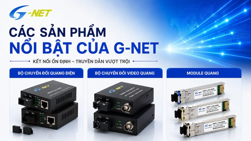 Hợp Nhất | Các sản phẩm nổi bật của G-NET trên thị trường