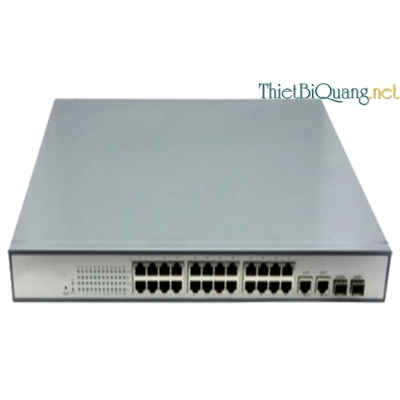 Switch quang PoE 24 Port 10/100/1000Mbps