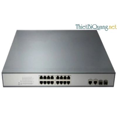 Switch quang PoE 16port