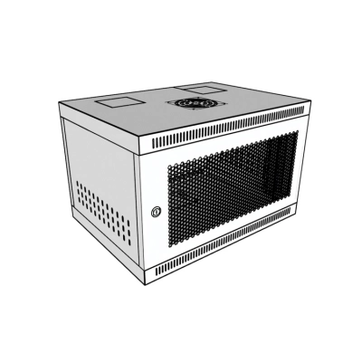 Tủ mạng 6U sâu 400 màu trắng