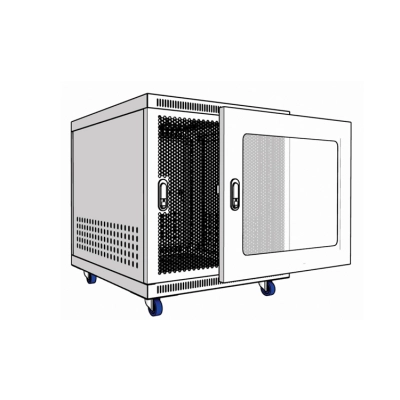 Tủ mạng 10U sâu 500MK màu trắng