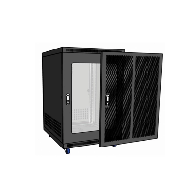 Tủ mạng 15U sâu 600 màu đen