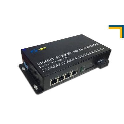 Switch G-UES-1GX4GT-SC20 4x10/100/1000Mbps RJ45