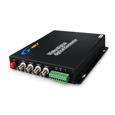 Bộ chuyển đổi video sang quang 4 kênh G-Net HHD-G4V
