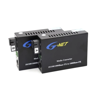 Converter quang 1 sợi 10/100/1000Mbps G-NET