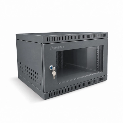 Tủ mạng 6U sâu 400MK màu đen