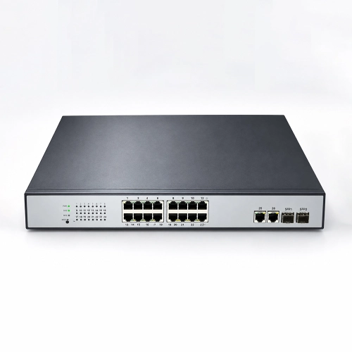 Switch quang PoE 16 Port 10/100/1000Mbps