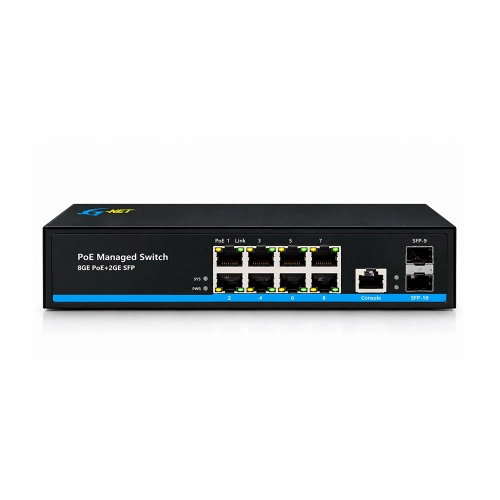 Switch PoE layer 2 GX-MPS-2GX8GP-SFP