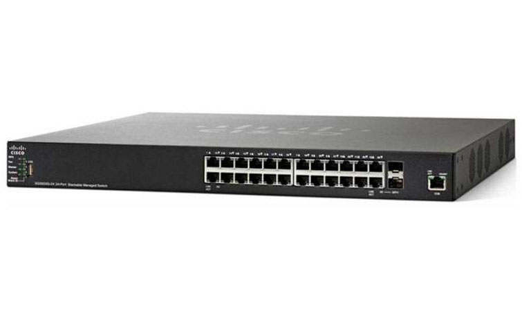 SG350XG-24F-K9-EU, SG350XG-24F-K9-EU - Cisco SG350XG-24F 24-port Ten Gigabit (SFP+) Switch