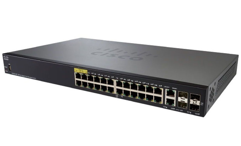 SG350-28P-K9-EU, SG350-28P-K9-EU - Cisco SG350-28P 28-port Gigabit POE Managed Switch