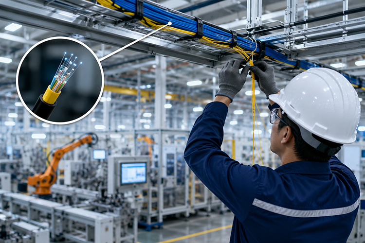Biện pháp thi công dây cáp quang trong nhà máy đang sản xuất, Tư vấn thi công dây cáp quang trong nhà máy đang sản xuất