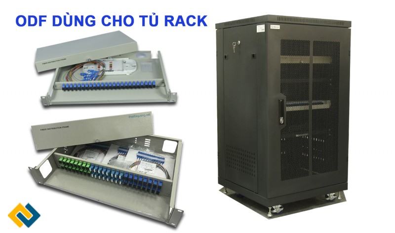 Hộp phối quang ODF chuyên dụng dành cho tủ rack, ODF bắt rack giá rẻ tại Hà Nội