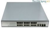 Switch quang PoE 24 Port 10/100/1000Mbps