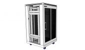 Tủ mạng 20U sâu 600 màu trắng
