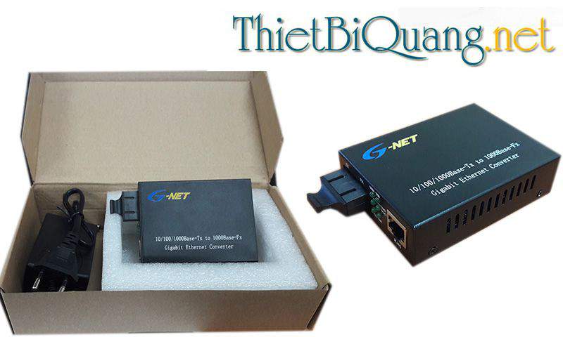 Bộ chuyển đổi quang điện 10/100/1000Mbps với cổng RJ45 và cổng quang trên cùng một thân máy