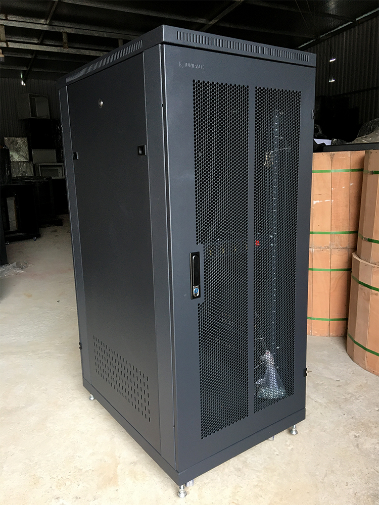 Tủ rack 27U D800, 2 cửa lưới mẫu mới hãng UNIRACK giá tốt, Tủ mạng 27u ...