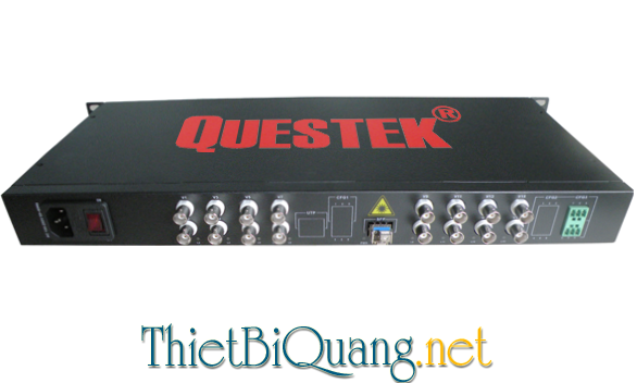 Bộ chuyển đổi tín hiệu Video sang quang Questek QTF-RS16