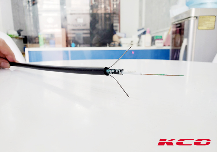 Cấu trúc dây cáp quang multimode KCO bọc giáp kim loại Cấu trúc dây cáp quang multimode KCO bọc giáp kim loại