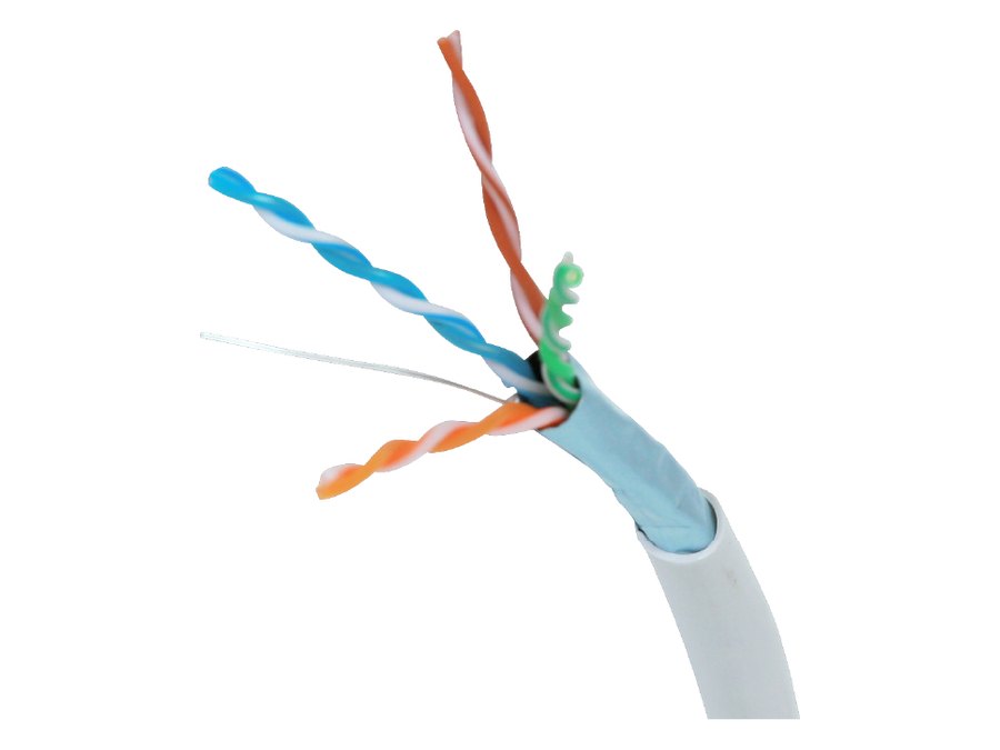 Cáp mạng Cat5e FTP LS — sợi cáp và lõi có băng chắn nhiễu