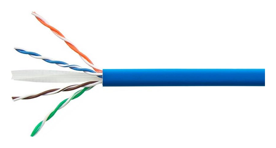 Cáp mạng Cat6 UTP Commscope 24AWG — sợi cáp và lõi 4 đôi xoắn