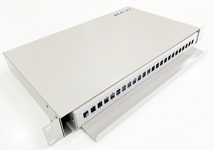 Hộp phối quang ODF 24FO KCO gắn rack, dạng trượt