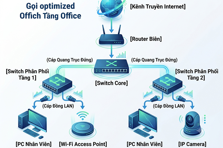 Mô hình thiết kế tối ưu cho văn phòng hiện đại Mô hình thiết kế tối ưu cho văn phòng hiện đại