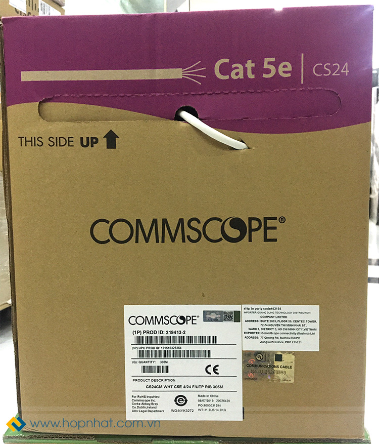 Thùng cáp mạng Commscope Cat5e FTP
